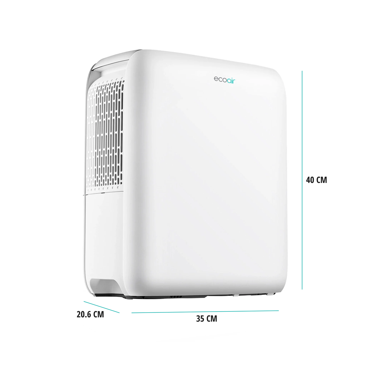 DC14 MK2 Compact Portable Dehumidifier 13L Digital Hygrometer Display Filter Clean Indicator 20.6x35x40cm