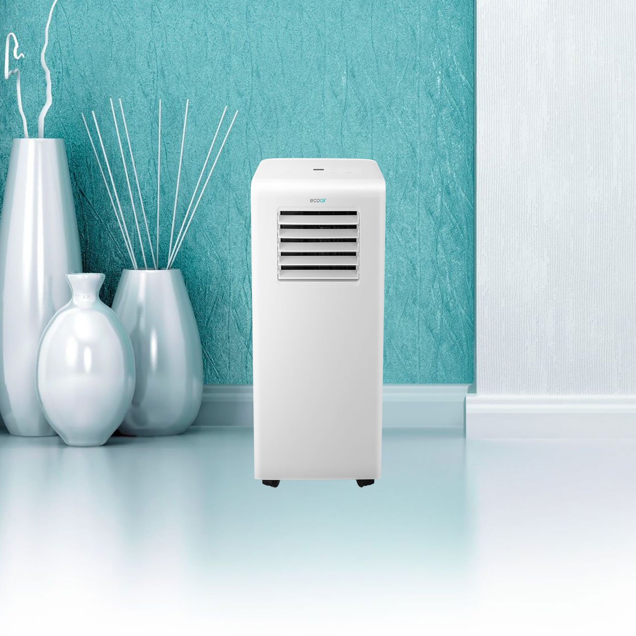Portable Air Conditioning Class A Energy | 5-in1 Air Conditioning, Dehumidifier, Fan, Sleep Mode & WIFI | FREE Window Seal Kit | 9000 BTU Crystal MK2 - Like New